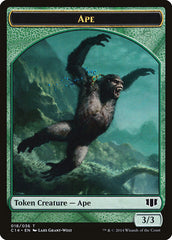 Ape // Zombie (011/036) Double-sided Token [Commander 2014 Tokens] | Good Games North
