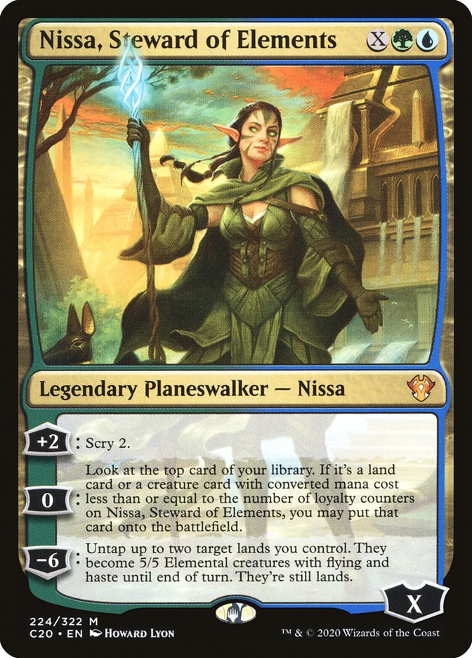 Nissa, Steward of Elements [Commander 2020] | Good Games North