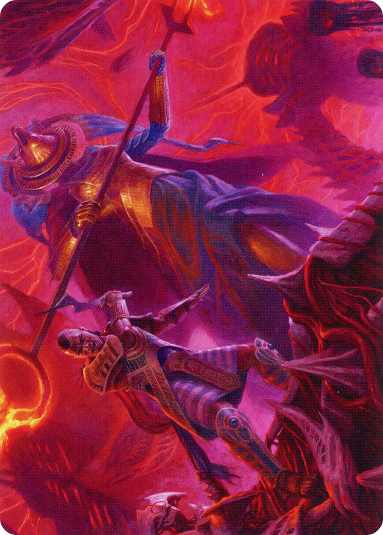 Djeru and Hazoret Art Card [March of the Machine Art Series] | Good Games North