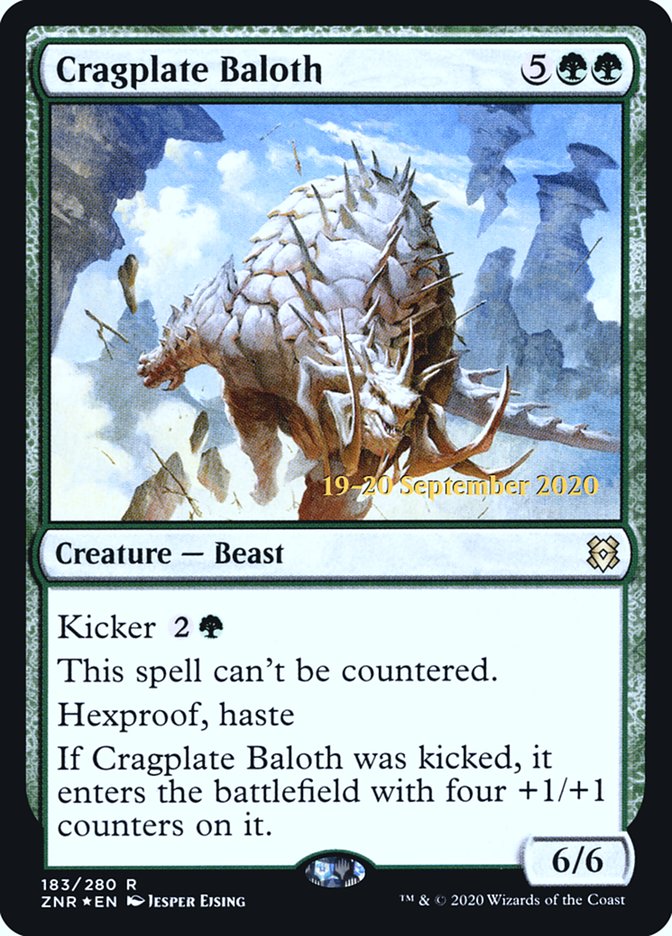 Cragplate Baloth  [Zendikar Rising Prerelease Promos] | Good Games North