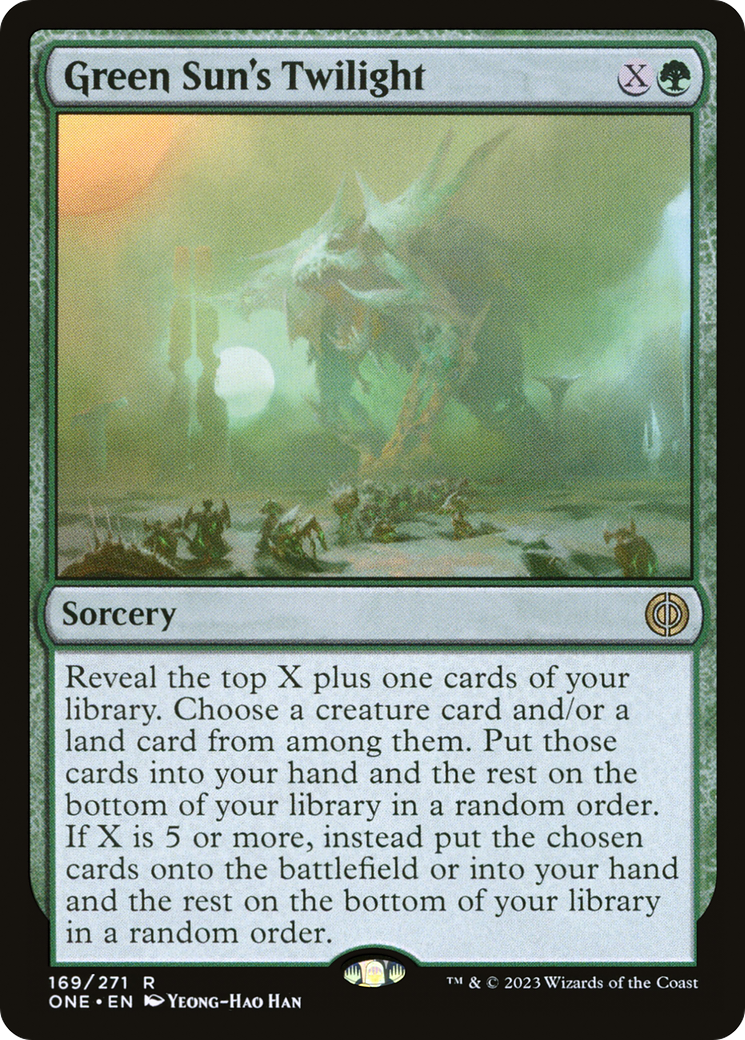 Green Sun's Twilight [Phyrexia: All Will Be One] | Good Games North