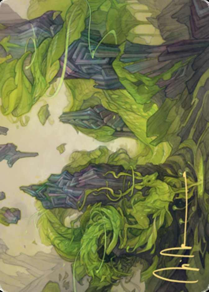 Reclaim the Wastes Art Card (Gold-Stamped Signature) [Zendikar Rising Art Series] | Good Games North