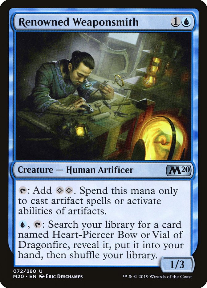 Renowned Weaponsmith [Core Set 2020] | Good Games North