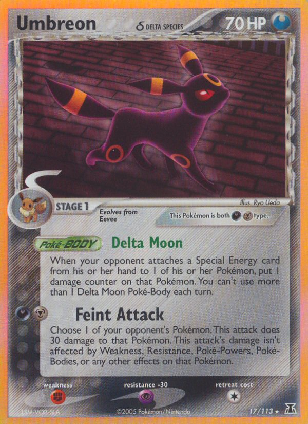 Umbreon (17/113) (Delta Species) [EX: Delta Species] | Good Games North