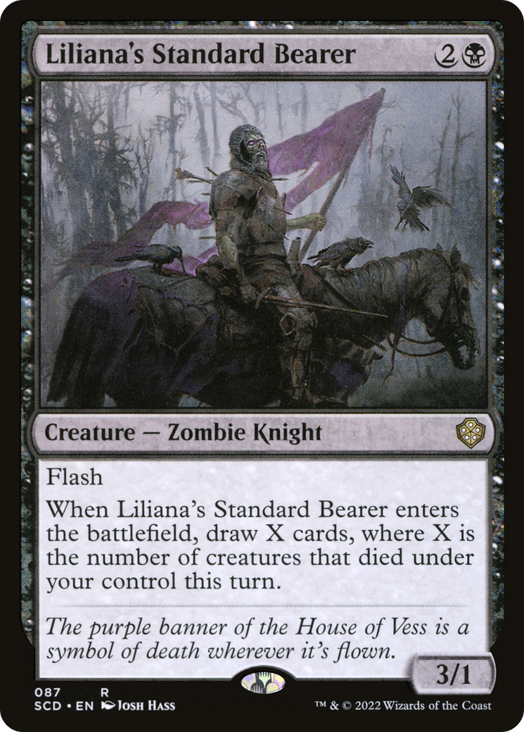 Liliana's Standard Bearer [Starter Commander Decks] | Good Games North