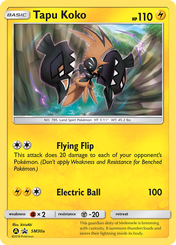 Tapu Koko (SM30a) [Sun & Moon: Black Star Promos] | Good Games North