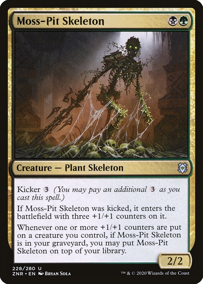 Moss-Pit Skeleton [Zendikar Rising] | Good Games North
