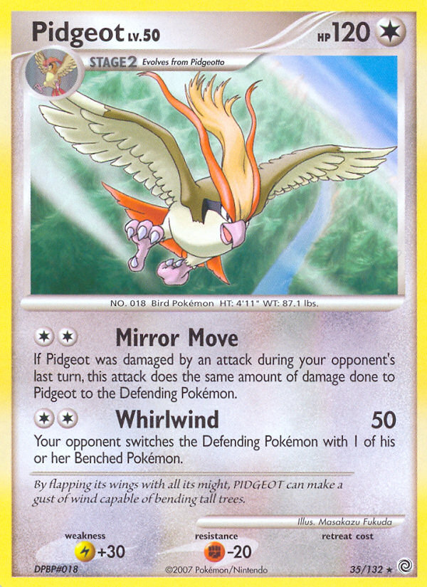 Pidgeot (35/132) [Diamond & Pearl: Secret Wonders] | Good Games North