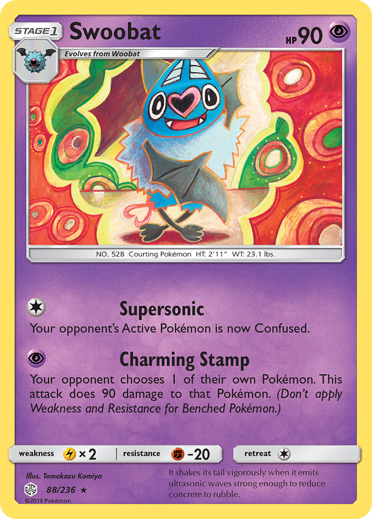 Swoobat (88/236) [Sun & Moon: Cosmic Eclipse] | Good Games North