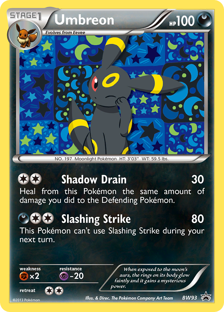 Umbreon (BW93) [Black & White: Black Star Promos] | Good Games North