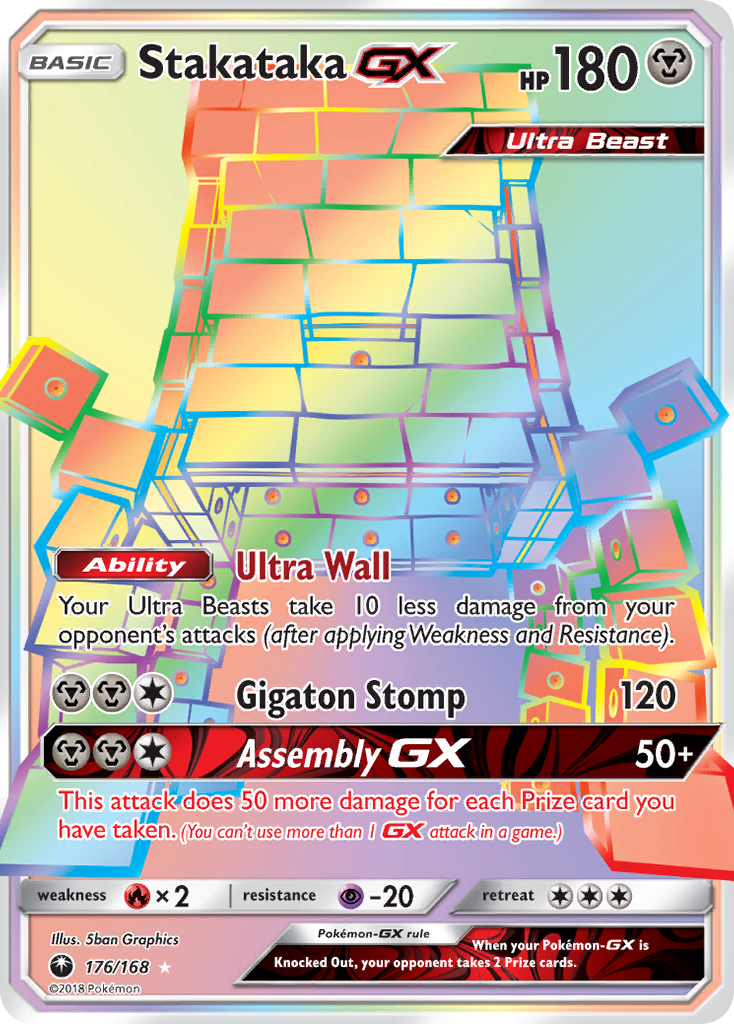 Stakataka GX (176/168) [Sun & Moon: Celestial Storm] | Good Games North
