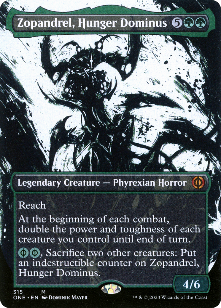 Zopandrel, Hunger Dominus (Borderless Ichor) [Phyrexia: All Will Be One] | Good Games North