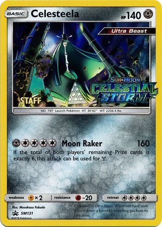 Celesteela (SM131) (Staff Prerelease Promo) [Sun & Moon: Black Star Promos] | Good Games North