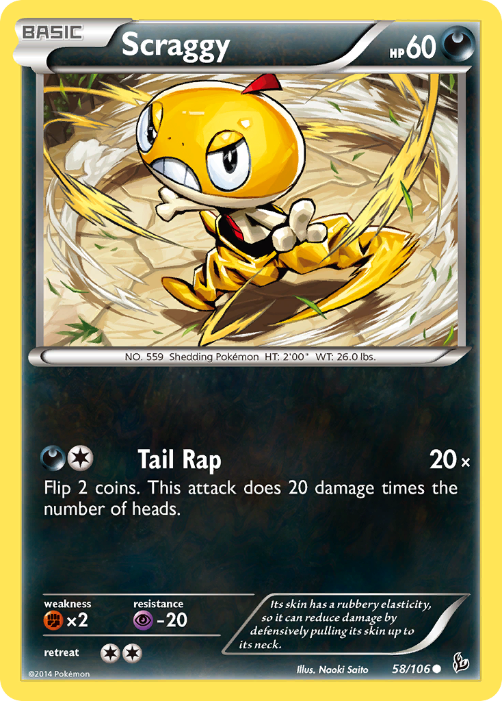 Scraggy (58/106) [XY: Flashfire] | Good Games North