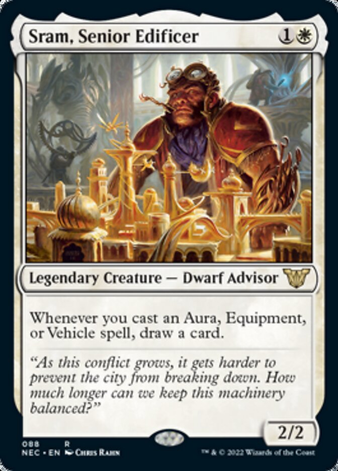Sram, Senior Edificer [Kamigawa: Neon Dynasty Commander] | Good Games North