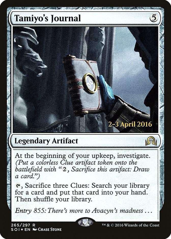 Tamiyo's Journal [Shadows over Innistrad Prerelease Promos] | Good Games North
