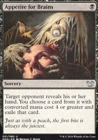 Appetite for Brains [Duel Decks: Blessed vs. Cursed] | Good Games North