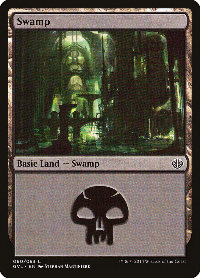 Swamp (60) (Garruk vs. Liliana) [Duel Decks Anthology] | Good Games North