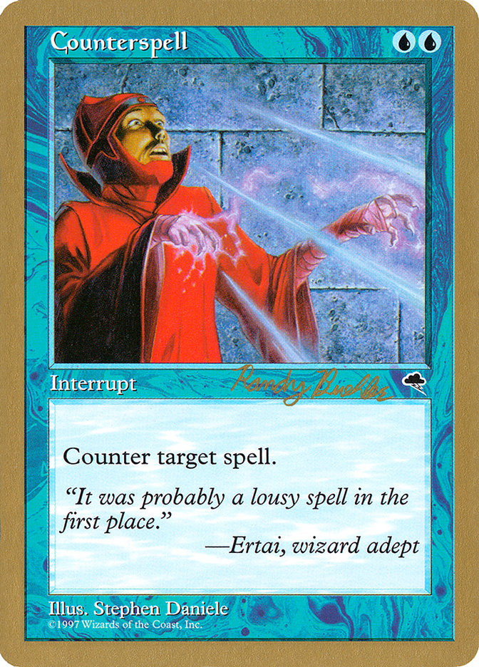 Counterspell (Randy Buehler) [World Championship Decks 1998] | Good Games North
