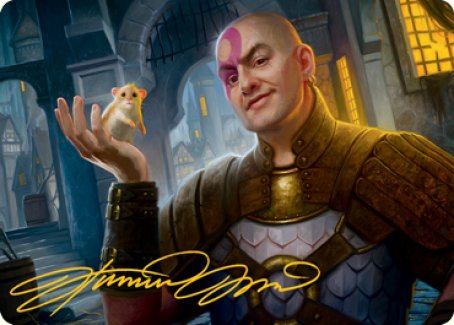 Minsc, Beloved Ranger Art Card (Gold-Stamped Signature) [Dungeons & Dragons: Adventures in the Forgotten Realms Art Series] | Good Games North