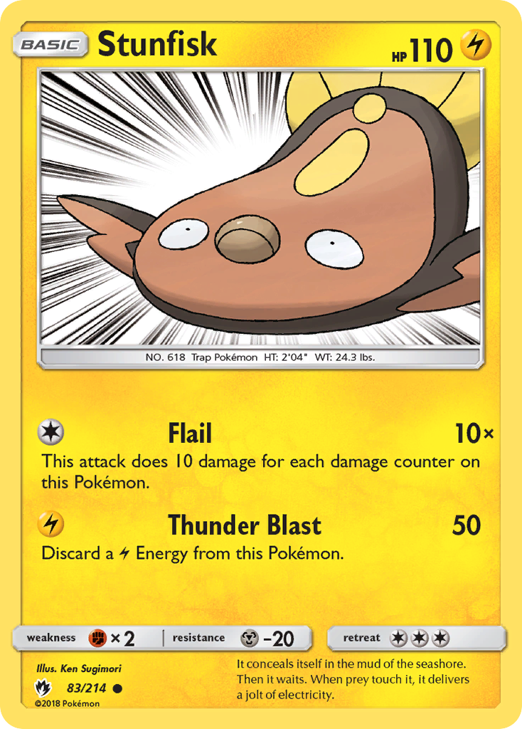 Stunfisk (83/214) [Sun & Moon: Lost Thunder] | Good Games North