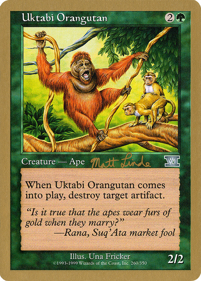 Uktabi Orangutan (Matt Linde) [World Championship Decks 1999] | Good Games North