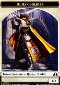 Human Soldier Token [Shadows over Innistrad Tokens] | Good Games North