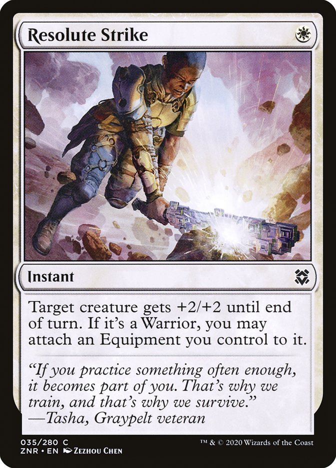 Resolute Strike [Zendikar Rising] | Good Games North