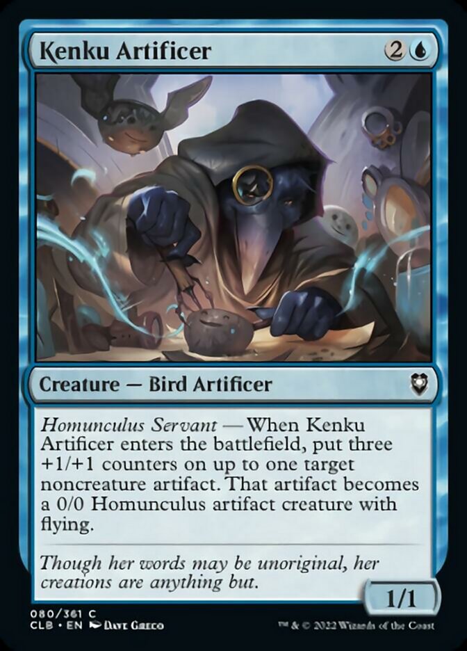 Kenku Artificer [Commander Legends: Battle for Baldur's Gate] | Good Games North