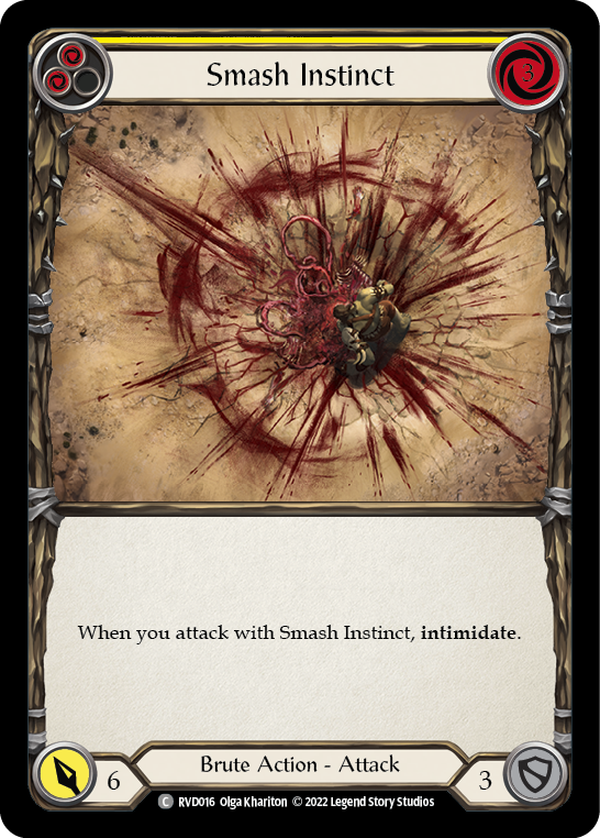 Smash Instinct (Yellow) [RVD016] (Classic Battles: Rhinar vs Dorinthea) | Good Games North