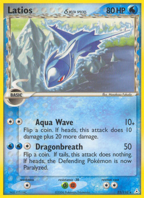 Latios (22/110) (Delta Species) [EX: Holon Phantoms] | Good Games North