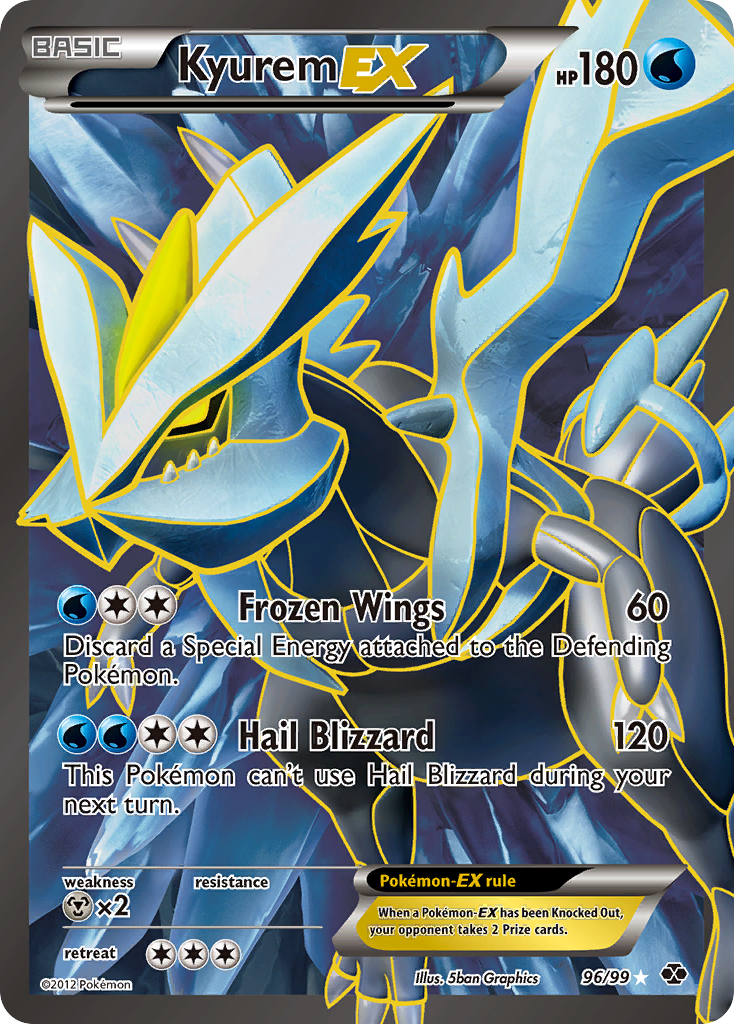 Kyurem EX (96/99) [Black & White: Next Destinies] | Good Games North