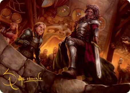Veteran Dungeoneer Art Card (Gold-Stamped Signature) [Dungeons & Dragons: Adventures in the Forgotten Realms Art Series] | Good Games North
