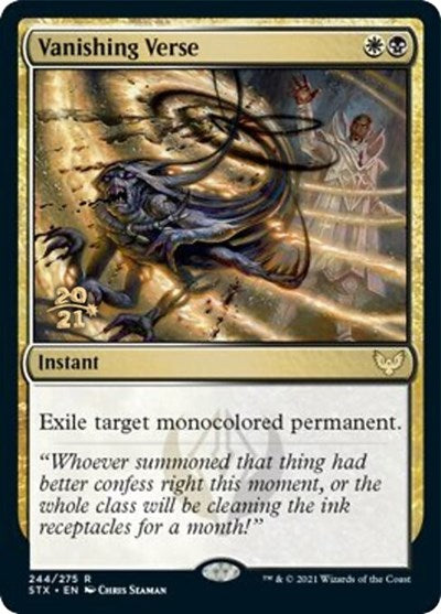 Vanishing Verse [Strixhaven: School of Mages Prerelease Promos] | Good Games North