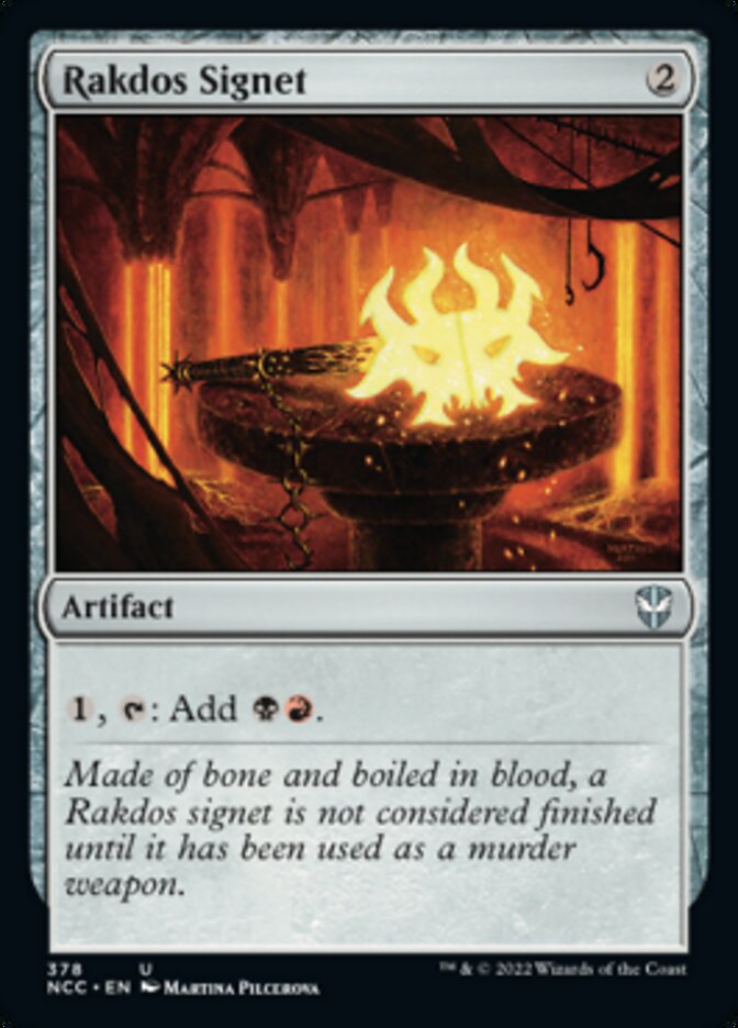 Rakdos Signet [Streets of New Capenna Commander] | Good Games North