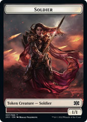 Zombie // Soldier Double-sided Token [Double Masters 2022 Tokens] | Good Games North