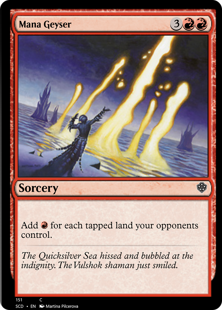 Mana Geyser [Starter Commander Decks] | Good Games North