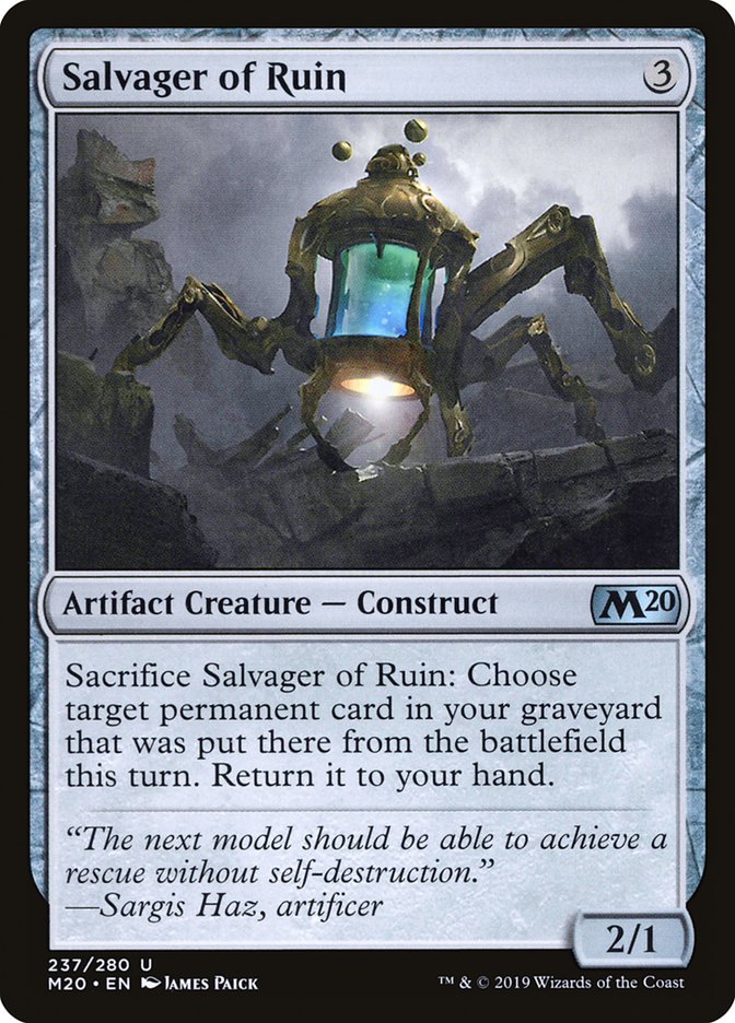 Salvager of Ruin [Core Set 2020] | Good Games North
