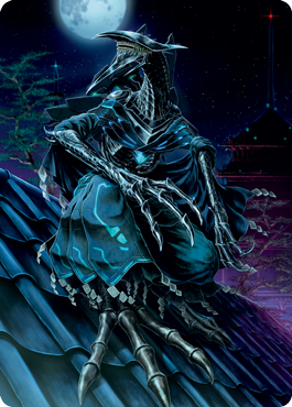 Jin-Gitaxias, Progress Tyrant Art Card [Kamigawa: Neon Dynasty Art Series] | Good Games North