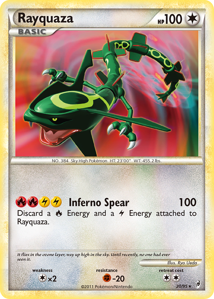 Rayquaza (20/95) [HeartGold & SoulSilver: Call of Legends] | Good Games North