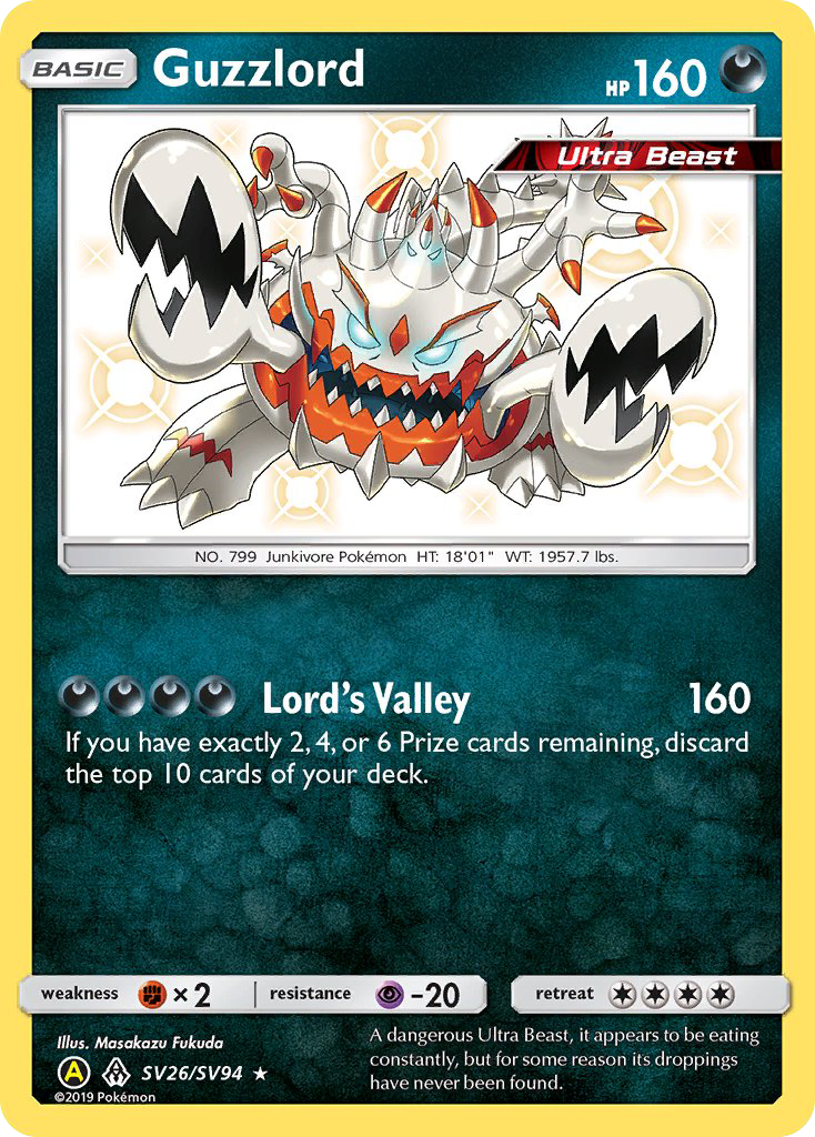 Guzzlord (SV26/SV94) [Sun & Moon: Hidden Fates - Shiny Vault] | Good Games North
