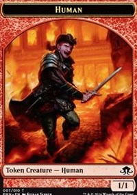Human Token [Eldritch Moon Tokens] | Good Games North