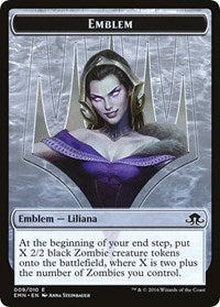 Emblem - Liliana, the Last Hope [Eldritch Moon Tokens] | Good Games North