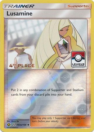 Lusamine (153a/156) (League Challenge Alt Art 4th Place) [Sun & Moon: Ultra Prism] | Good Games North
