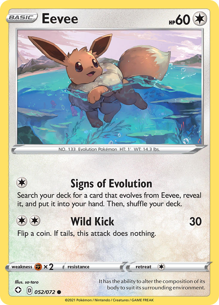 Eevee (052/072) [Sword & Shield: Shining Fates] | Good Games North