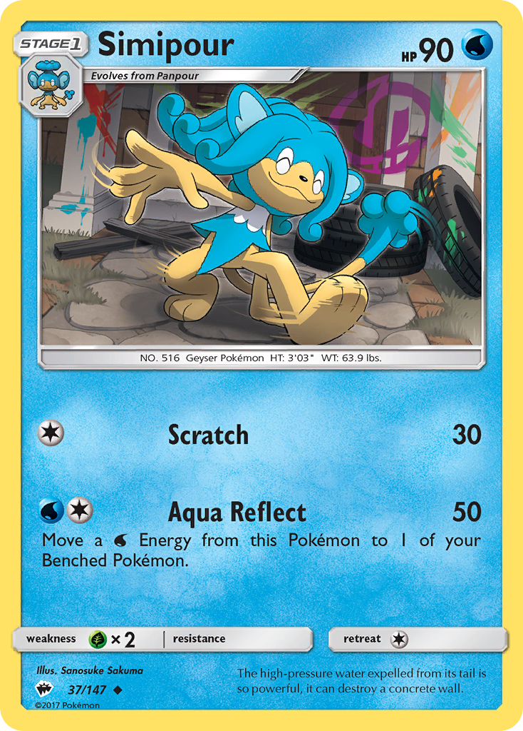 Simipour (37/147) [Sun & Moon: Burning Shadows] | Good Games North