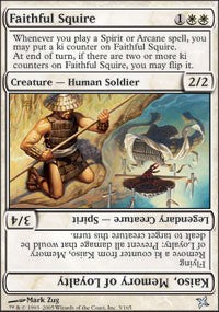 Faithful Squire [Betrayers of Kamigawa] | Good Games North