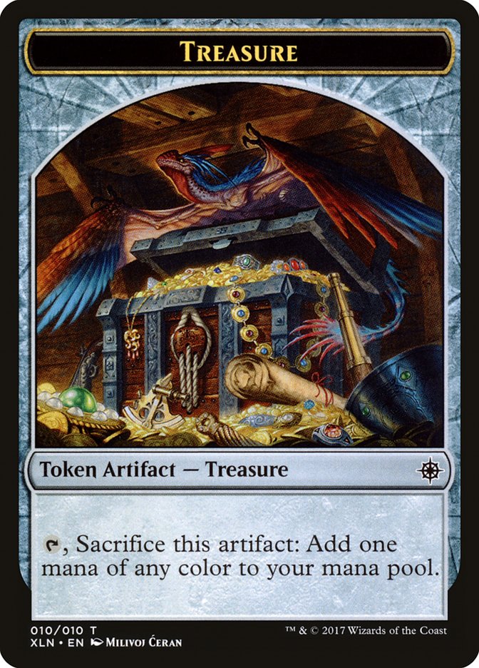 Treasure (010/010) [Ixalan Tokens] | Good Games North