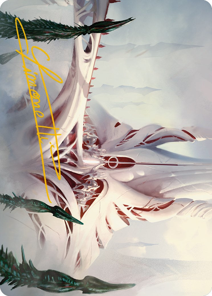 The Fair Basilica Art Card (Gold-Stamped Signature) [Phyrexia: All Will Be One Art Series] | Good Games North