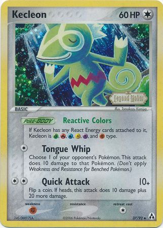 Kecleon (37/92) (Stamped) [EX: Legend Maker] | Good Games North